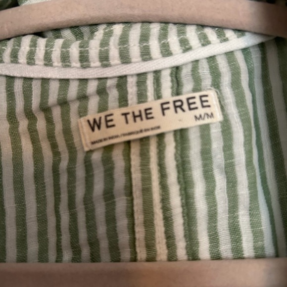 We The Free Sun Beams Indigo Shirt  Med - Picture 5 of 7